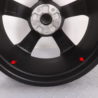 Alufelgen 19 Zoll Audi A3 S3 RS3 8V Original Felgen Felgensatz Rotor 2 AUDI SPORT 8V0601025ES schwarz matt 8x19ET49 5x112 57,1mm - Bild 3