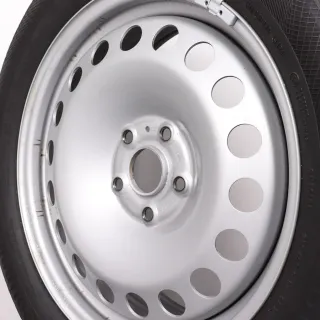 VW Caddy SK 17 Zoll Winterräder Original Stahlfelgen Reifen 215/55R17 98H XL DOT21 2x6-6,5mm / 2x 7mm RDK Satz - Bild 7