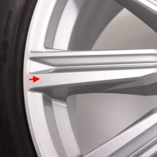 Winterräder 20 Zoll Audi Q8 SQ8 4M Original Felgen 4M8601025T Winterreifen 265/50R20 DOT19&23 5mm&8-8,5mm 111H XL AO Continental Winter Contact TS850P 5-V-Speichen-Design - Bild 4