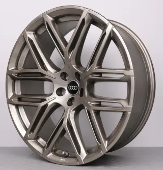 Alufelgen 23 Zoll Audi Q8 SQ8 RSQ8 Original Felgen Felgensatz 6-Y-Doppelspeichen RS 4M8601025BK Neodymgold matt 10,5x23ET18 5x112 66,6mm NEUWERTIG - Bild 6
