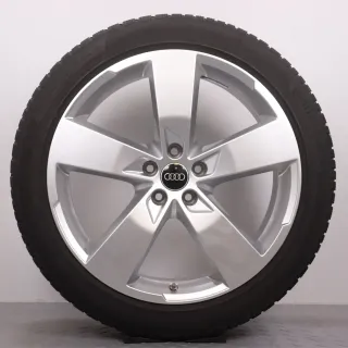 Winterräder 20 Zoll Audi A6 S6 4K C8 Original Felgen 4K0601025K Winterreifen 6-6,5mm DOT22&23 255/40R20 101W XL AO Continental Winter Contact TS 850 P 5-Arm Design RDK - Bild 4