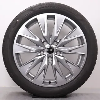 Winterräder 20 Zoll Audi A6 e-tron GH Original Felgen 85E601025AR & AS Winterreifen 235/45R20 & 265/40R20 XL R0 Pirelli P Zero Winter 5-Doppelspeichen platingrau NEU - Bild 8