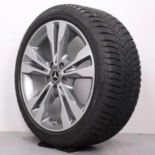 Winterräder 18 Zoll Mercedes C-Klasse W205 S205 C205 A205 Original Felgen A2054012802 & A2054012902 Reifen 6,5mm Pirelli Sottozero 3 225/45R18 & 245/40R18 RDK - Bild 7