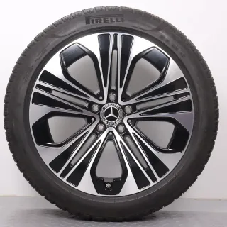 Winterräder 19 Zoll Mercedes-Benz W214 S214 Original Felgen A2144012300 Winterreifen 2x4-4,5mm / 2x5-5,5mm DOT23 245/45R19 102H XL MO (Mercedes-Original) Pirelli RDK - Bild 4