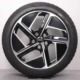 Winterräder 20 Zoll Audi e-tron GT + RS Original Felgen 4J3601025F & 4J3601025H Winterreifen DOT25 7,5mm245/45R20 & 285/40R20 Pirelli P Zero Winter 9x20ET54 & 11x20ET60 RDK - Bild 3