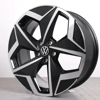 1x 19Zoll VW ID.3 E11 Original Felge Einzelfelge Ersatzfelge Andoya 10A601025 J / H Schwarz glanzgedreht 7.5x19ET50 5x112 57,1mm NEU DEMO - Bild 2