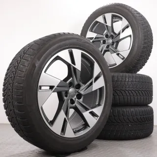 Winterräder 20 Zoll Audi e-tron GE & Q8 etron Original Felgen 4KE601025T Winterreifen DOT22 8-8,5mm 255/50R20 109H XL AO Bridgestone Blizzak LM-80 Evo 9x20ET38 - Bild 1