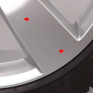 Winterräder 20 Zoll Audi A6 S6 4K C8 Original Felgen 4K0601025K Winterreifen 7,5mm DOT23 255/40R20 101W XL AO Continental Winter Contact TS 850 P 5-Arm Design RDK - Bild 5