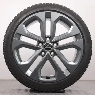 Winterräder 18 Zoll Audi A3 S3 8Y Original Felgen 8Y0601025CM Winterreifen DOT24 7,5mm & 8mm 225/40R18 92V XL AO Continental ContiWinterContact TS830P 8x18ET46 5x112 - Bild 2