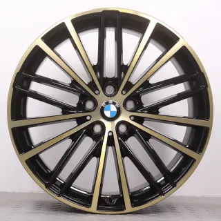 Alufelgen 19 Zoll BMW 5er G30 G31 Original Felgen Felgensatz Styling 635 V-Speiche night gold 8x19ET30 & 9x19ET44 5x112 66,6mm NEU DEMO - Bild 7