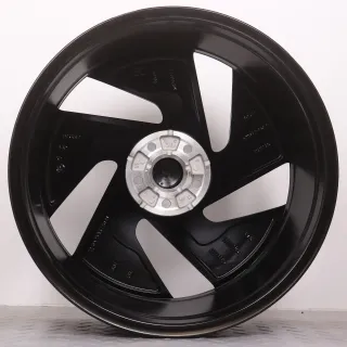 Alufelgen 20 Zoll VW ID.7 ED Original Felgen Felgensatz Montreal 14B601025E & 14B601025F schwarz glanzgedreht 8,5x20ET40 & 9,5x20ET47 5x112 57,1mm NEU - Bild 5