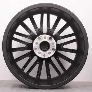 Alufelgen 19 Zoll BMW 5er G30 G31 Original Felgen Felgensatz Styling 635 V-Speiche schwarz matt 8x19ET30 & 9x19ET44 5x112 66,6mm NEU DEMO - Bild 5