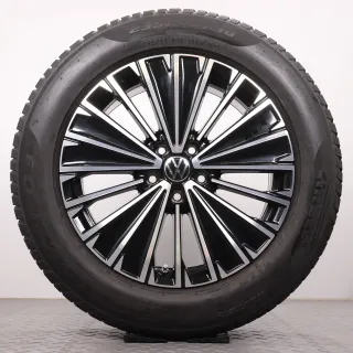 Winterräder 18 Zoll VW Tiguan CT & Tayron R4 Original Felgen 571601025K Winterreifen DOT24 7-7,5mm 235/55R18 104H XL AO Pirelli Sotttotero 3 Napoli 7,5x18ET40 5x112 RDK - Bild 4