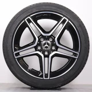 Sommerräder 18 Zoll Mercedes-Benz A-Klasse W177 V177 B-Klasse W247 CLA-Klasse C118 X118 Original Felgen A1774011500 Sommerreifen 225/45R18 95W XL Hankook 7,5x18ET49 - Bild 2