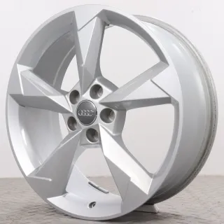 1x Alufelge 19 Zoll Audi Q3 F3 Original Einzelfelge Ersatzfelge 5-Arm-Dynamik-Design 83A601025N Silber 7x19ET43 5x112 57,1mm - Bild 2
