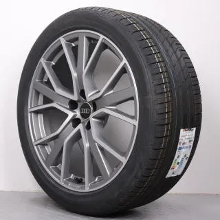 Sommerräder 20 Zoll Audi Q3 & RSQ3 F3 Original Felgen 83A601025BA 5-Y-Speichen-Stern-Design AUDI SPORT Titanoptik Sommerreifen Hankook Ventus S1 EVO2 SUV 255/40R20 101Y XL AO NEU - Bild 6