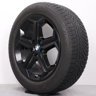 Winterräder 18 Zoll BMW X1 iX1 U11 & X2 iX2 U10 Original Felgen schwarz 6898039 Styling 865 Winterreifen 5mm DOT22 225/55R18 102H XL * Bridgestone Blizzak LM005 - Bild 6