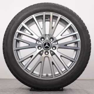 Winterräder 18 Zoll Mercedes-Benz A- / B-Klasse W177 W247 CLA C118 X118 Original Felgen A1774010600 Winterreifen 5,5mm DOT24 225/45R18 91H MO Bridgestone Blizzak LM-001 7,5x18ET49 - Bild 4