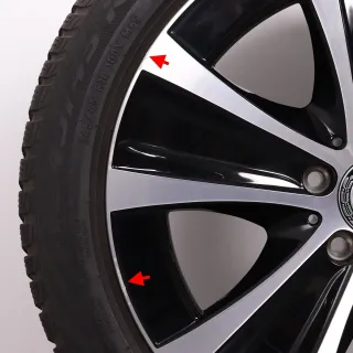 Winterräder 18 Zoll Mercedes-Benz E-Klasse W213 S213 A238 C238 Original Felgen A2134013700 Winterreifen 6mm DOT22 245/45R18 100V XL MOE Pirelli Winter Sottozero 3 5-Speichen - Bild 5