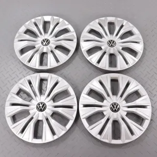 4x VW Caddy Radkappen Radzierblenden Original VW 2K7601147 4 Stück Set Satz für 17Zoll Stahlfelge - Bild 1