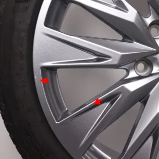 Winterräder 20 Zoll Audi A6 e-tron GH Original Felgen 85E601025AR & AS Winterreifen DOT24&25 6,5-7mm 235/45R20 & 265/40R20 XL AO MIchelin Pilot Alpin 5 5-Doppelspeichen platingrau - Bild 4