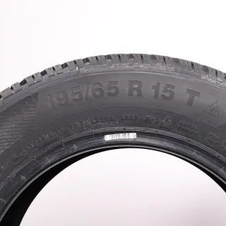 4x Winterreifen Continental Winter Contact TS850 195/65R15 95T XL DOT20 volles Profil -> ungefahren NEU DEMO - Bild 6