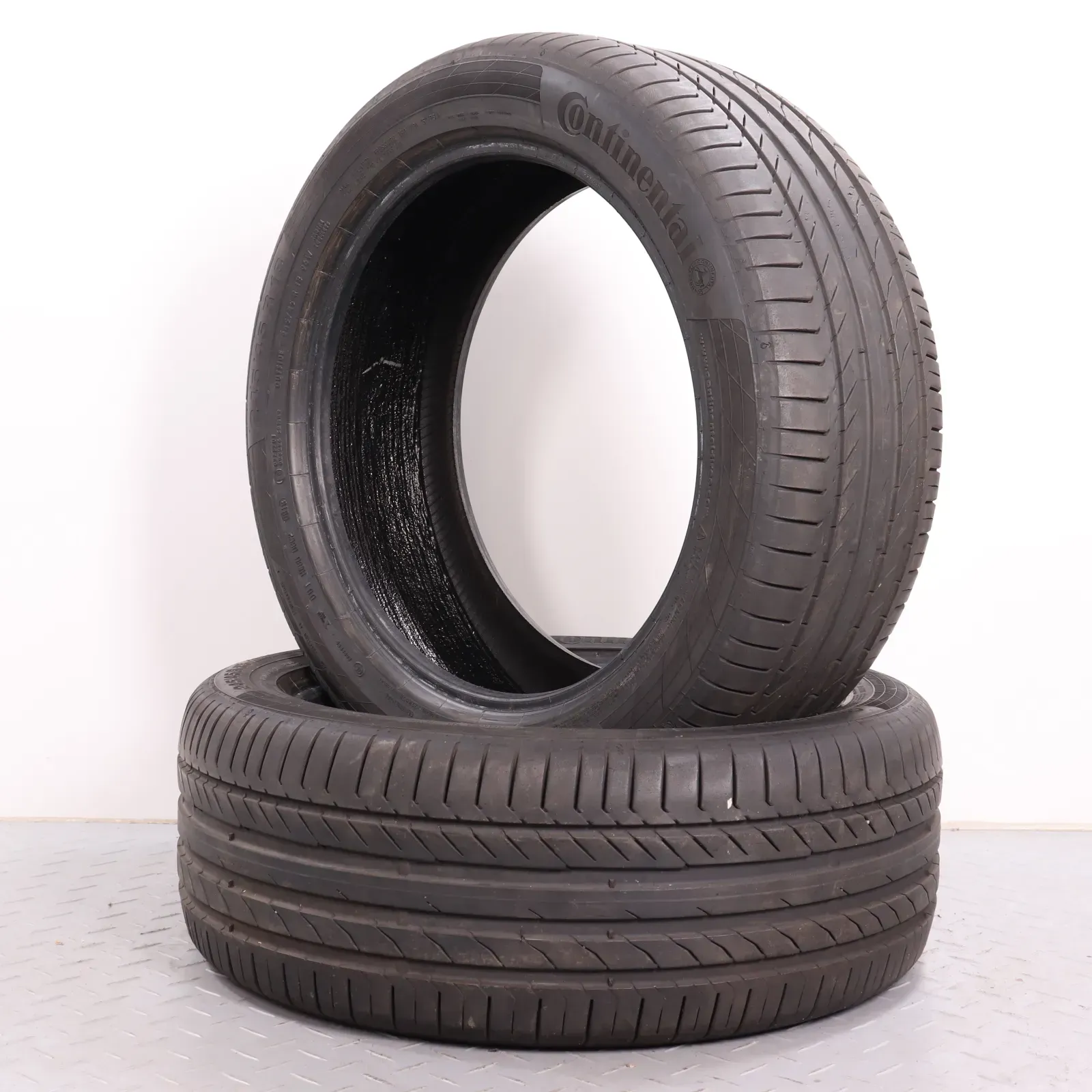 2x Sommerreifen Continental Sport Contact 5 Conti-Seal 245/45R18 96W DOT18 5,5-6mm - Bild 1