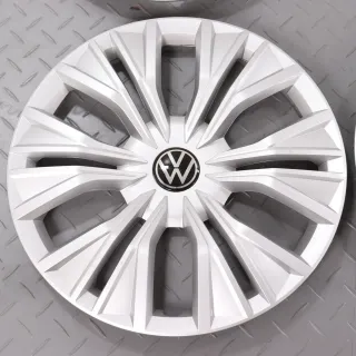 4x VW Caddy Radkappen Radzierblenden Original VW 2K7601147 4 Stück Set Satz für 17Zoll Stahlfelge - Bild 6