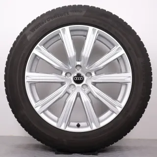 Winterräder 20 Zoll Audi Q8 SQ8 4M Original Felgen 4M8601025T Winterreifen DOT24 7,5mm 265/50R20 111H XL AO Continental Winter Contact TS850P 5-V-Speichen-Design - Bild 5