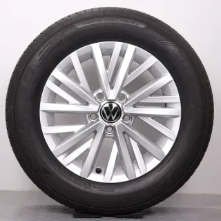 Sommerräder 16 Zoll VW T-Roc A1 Original Felgen 2GA601025AA Sommerreifen 215/60R16 95V Falken ZIEX ZE310A ECORUN Chester silber 6,5x16ET43 5x112 Alufelgen Sommerradsatz NEUWERTIG - Bild 2