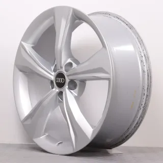 1x Alufelge 19 Zoll Audi Q5 SQ5 FY Original Einzelfelge Ersatzfelge 5 Arm Design 80A601025K silber 7x19ET34 5x112 66,6mm - Bild 2