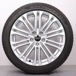 Winterräder 18 Zoll Audi A5 S5 F5 8W Original Felgen 8W0601025EE Winterreifen DOT22&23 245/40R18 97V XL AO Goodyear Ultragrip Performance GEN-1 Silber 8x18ET31 - Bild 8