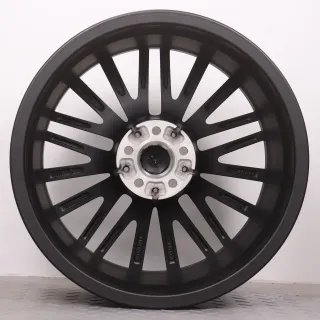 Alufelgen 19 Zoll BMW 5er G30 G31 Original Felgen Felgensatz Styling 635 V-Speiche schwarz matt 8x19ET30 & 9x19ET44 5x112 66,6mm NEU DEMO - Bild 10
