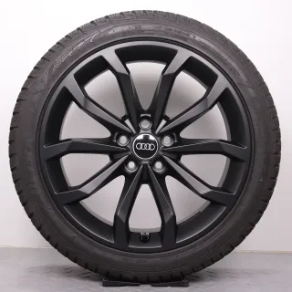 Winterräder 18 Zoll Audi A4 S4 8W B9 Original Felgen schwarz matt 8W0601025H Winterreifen 7mm DOT24 245/40R18 97V XL AO Goodyear Ultragrip Performance GEN-1 8x18ET40 - Bild 3