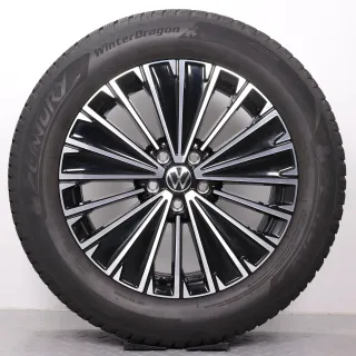 Winterräder 18 Zoll VW Tiguan CT & Tayron R4 Original Felgen 571601025K Winterreifen DOT24 7mm 235/55R18 104H XL AO Pirelli Sotttotero 3 Napoli 7,5x18ET40 5x112 - Bild 2