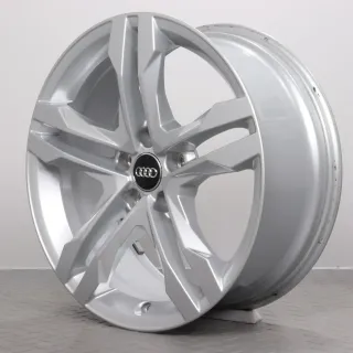 1x Alufelge 18 Zoll Audi A4 Allroad 8W B9 Original Einzelfelge Ersatzfelge 5 Paralellspeichen 8W9601025B silber 7,5x18ET29 5x112 66,6mm - Bild 2