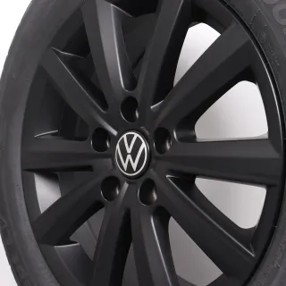 Winterräder 17 Zoll VW T5 T6 T6.1 Original Felgen Merano schwarz matt 7E0071497A Winterreifen 215/60R17 109/107T Hankook RW12 i*cept LV 7x17ET56 5x120 NEU - Bild 7