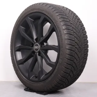 Winterräder 18 Zoll Audi A4 S4 8W B9 Original Felgen schwarz matt 8W0601025H Winterreifen 7mm DOT24 245/40R18 97V XL AO Goodyear Ultragrip Performance GEN-1 8x18ET40 - Bild 6