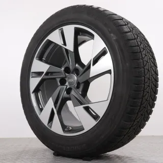 Winterräder 20 Zoll Audi e-tron GE & Q8 etron Original Felgen 4KE601025T Winterreifen DOT22 NEU DEMO 255/50R20 109H XL AO Bridgestone Blizzak LM-80 Evo 9x20ET38 - Bild 6