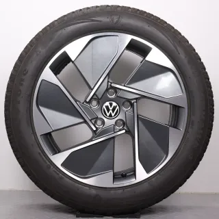 Winterräder 18 Zoll VW ID.3 E11 Original Felgen East Derry 10A601025G Winterreifen 215/55R18 99V XL DOT24 6,5 & 7,5mm - Bild 2