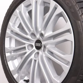 Winterräder 18 Zoll Audi A5 S5 F5 8W Original Felgen 8W0601025EE Winterreifen DOT22&23 245/40R18 97V XL AO Goodyear Ultragrip Performance GEN-1 Silber 8x18ET31 - Bild 11