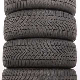 Winterräder 18 Zoll VW Golf 8 CD Original Felgen 5H0601025AB 7,5-8mm DOT23 Winterreifen 225/40R18 92V XL AO Bridgestone Blizzak LM005 Bergamo silber 7,5x18ET51 5x112 - Bild 10