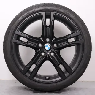 Winterräder 18 Zoll BMW 1er F40 2er Gran Coupe F44 Original Felgen Styling 556M schwarz matt 8053524 Winterreifen Bridgestone 225/40R18 92V XL * RSC Runflat 5mm DOT19 - Bild 5