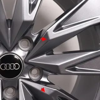 Winterräder 20 Zoll Audi A6 e-tron GH Original Felgen 85E601025AR & AS Winterreifen DOT24&25 6,5-7mm 235/45R20 & 265/40R20 XL AO MIchelin Pilot Alpin 5 5-Doppelspeichen platingrau - Bild 7