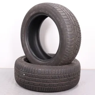2x Winterreifen Continental Winter Contact TS830P 235/55R18 104H XL AO DOT1921 6,5-7mm - Bild 1