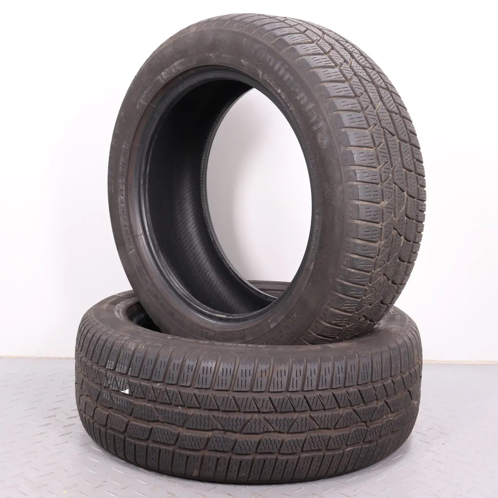 2x Winterreifen Continental Winter Contact TS830P 235/55R18 104H XL AO DOT1921 6,5-7mm - Bild 1