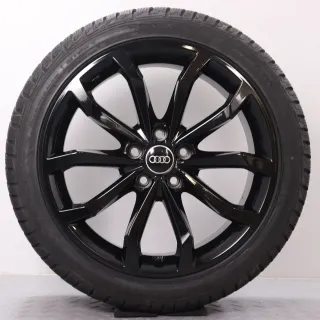 Winterräder 18 Zoll Audi A4 S4 8W B9 Original Felgen schwarz glanz 8W0601025H Winterreifen volles Profil DOT23&24 245/40R18 97V XL AO Goodyear Ultragrip Performance GEN-1 8x18ET40 - Bild 4
