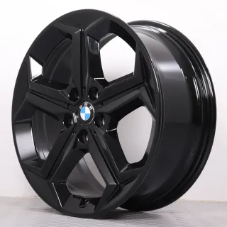 Alufelgen 18 Zoll BMW X1 iX1 U11 X2 iX2 U10 Original Felgen Felgensatz Styling 865 6898039 schwarz 7,5x18ET50 5x112 66,6 - Bild 6