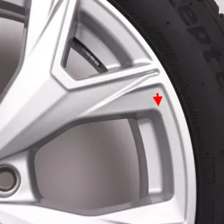 Winterräder 17 Zoll Audi A1 Allstreet & CityCarver Original Felgen 82A601025S Winterreifen DOT24 8mm 205/55R17 95V XL AO Hankook Winter i*cept evo2 - Bild 6