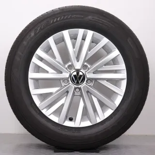 Sommerräder 16 Zoll VW T-Roc A1 Original Felgen 2GA601025AA Sommerreifen 215/60R16 95V Falken ZIEX ZE310A ECORUN Chester silber 6,5x16ET43 5x112 Alufelgen Sommerradsatz NEUWERTIG - Bild 7